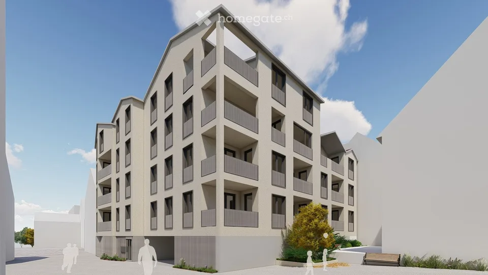 Provision gratuite | Appartement neuf énergie-efficient | vie attractive à 1 heure de la frontière suisse