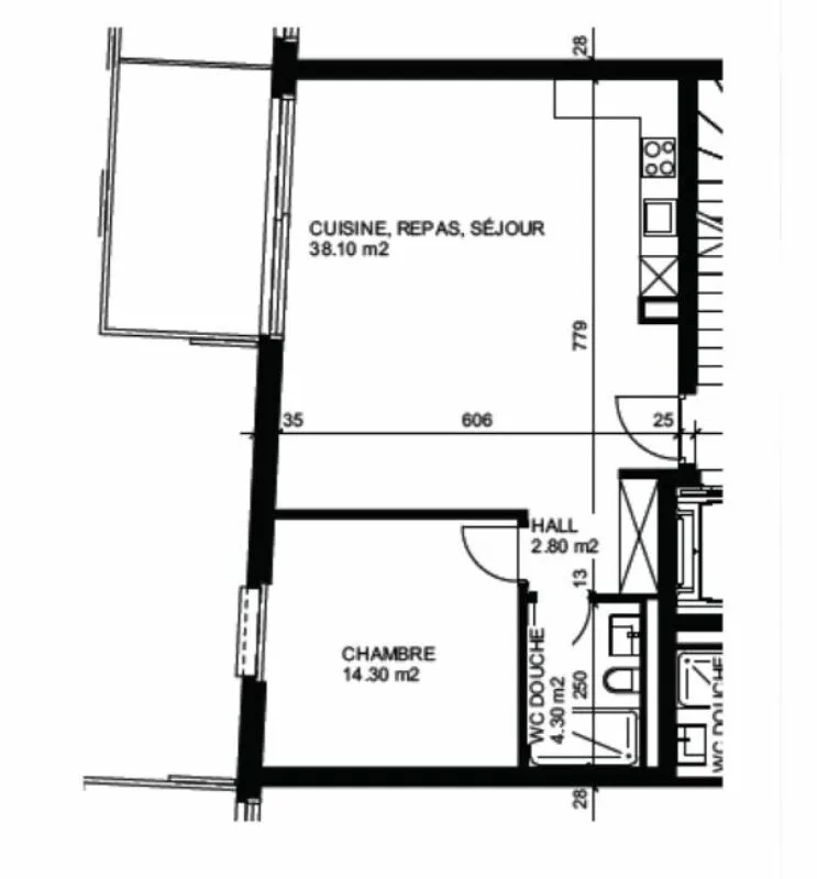 Beautiful 2.5-room apartment with balcony