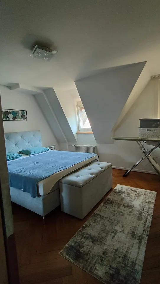 Appartement de charme de 4 pièces dans un immeuble ancien avec vue sur le lac
