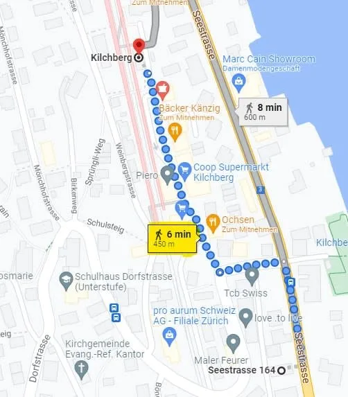 Ampio appartamento di 3,5 locali a Kilchberg ZH, appena ristrutturato e ritinteggiato.