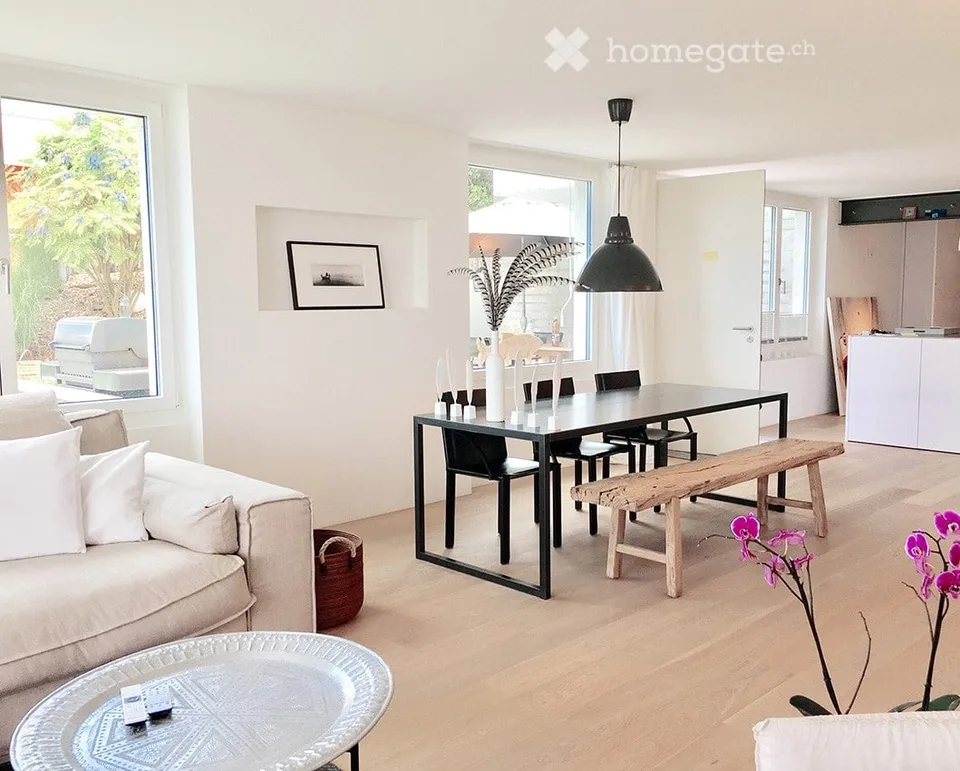 Exklusive Design 3.5-Zimmer-Loftwohnung mit Seesicht in Horgen