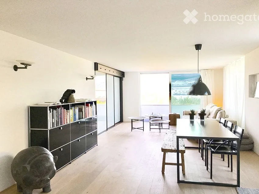 Exklusive Design 3.5-Zimmer-Loftwohnung mit Seesicht in Horgen