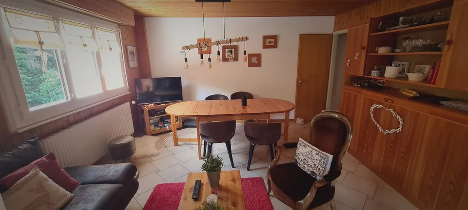A Morgins appartement de 63 m2 + Balcon de 9 m2 + cave de 4 m2