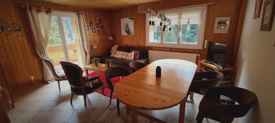 A Morgins appartement de 63 m2 + Balcon de 9 m2 + cave de 4 m2