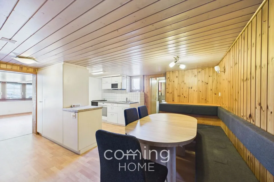 Two-family house in Unterems - chalet charm, panoramic views, flexible use