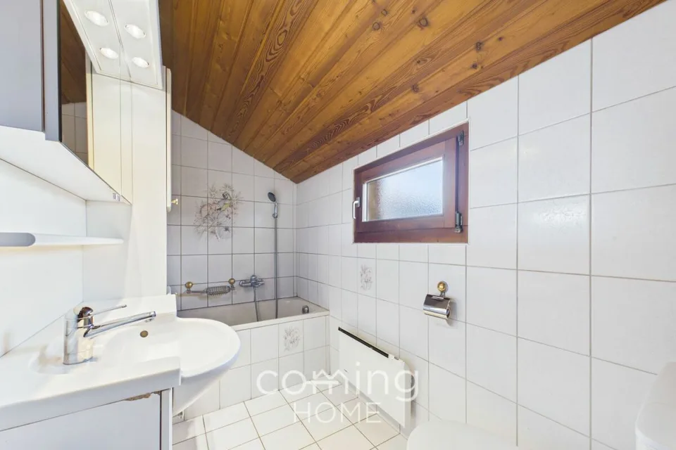 Two-family house in Unterems - chalet charm, panoramic views, flexible use