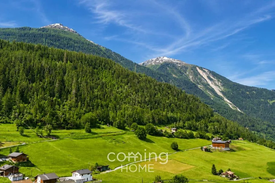 Two-family house in Unterems - chalet charm, panoramic views, flexible use