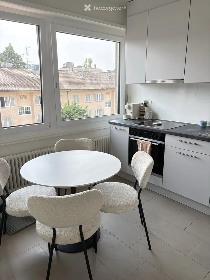 Charmantes 3-Zimmer-Apartment im 6. Stock in Genève – sofort verfügbar
