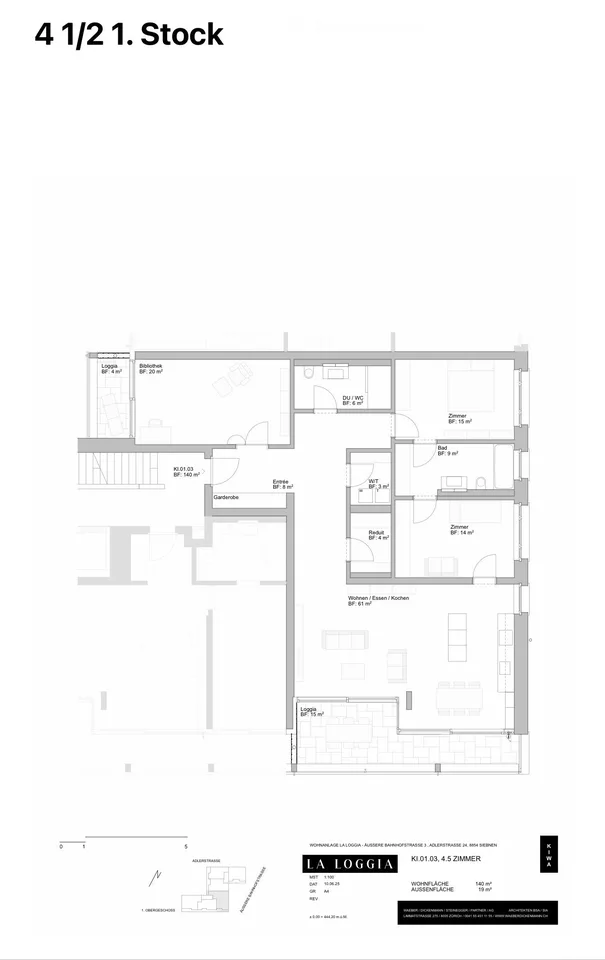 First rental of new building "la Loggia-Siebnen" 4.5 rooms, 34 minutes from Zurich main station