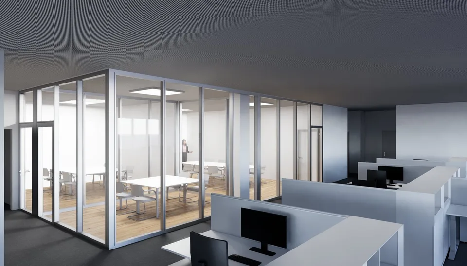 Modern office space in the "BB20 Business Base" first occupancy Q4 2026