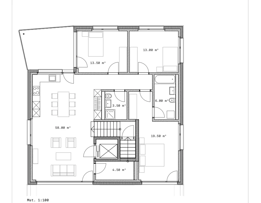 Exklusive 4.5-Zimmer-Attikawohnung mit grosszügiger Terrasse in ruhiger Wohnlage in Rothrist