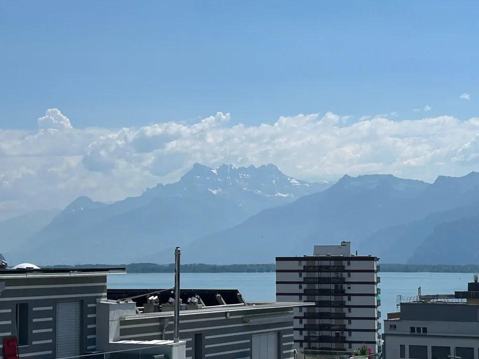 Appartement rénové de 3.5 pièces avec vue sur le lac, 6ème étage, env. 60 m2