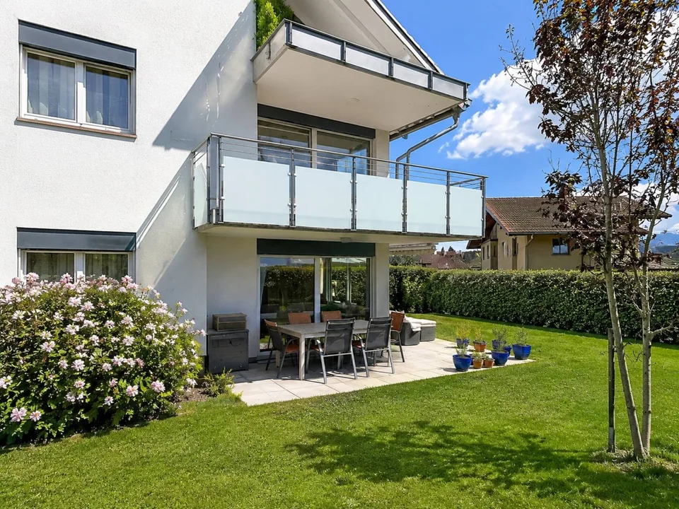 4.5 pièces avec vaste jardin privatif