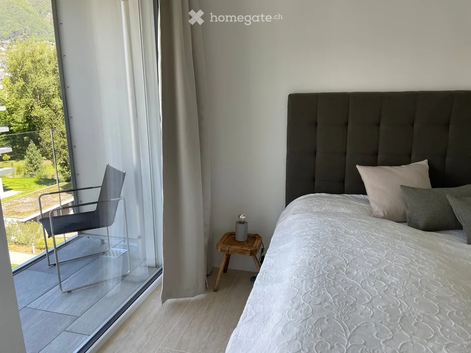Furnished 4.5 room attic apartment in Locarno - until April 30, 2027