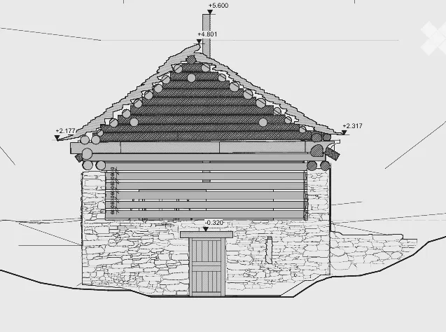 Historic Rustic Cabin in Dangio, Ticino – Includes Approved Architecture Project