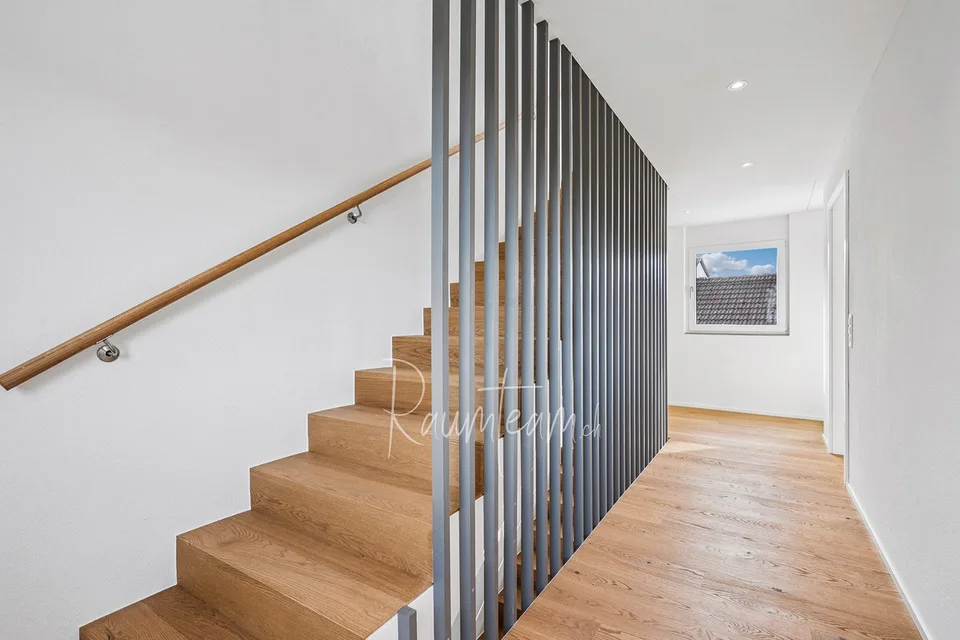Modern living with terraces and garden