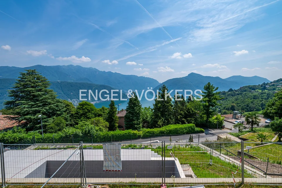 Modernes Apartment mit bezauberndem Seeblick in Carona