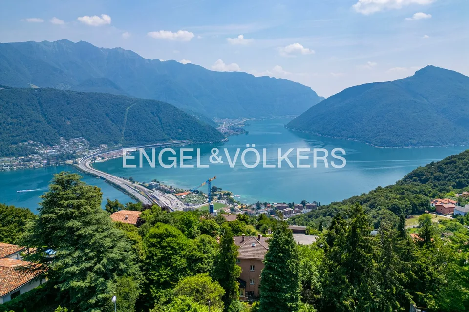 Modernes Apartment mit bezauberndem Seeblick in Carona