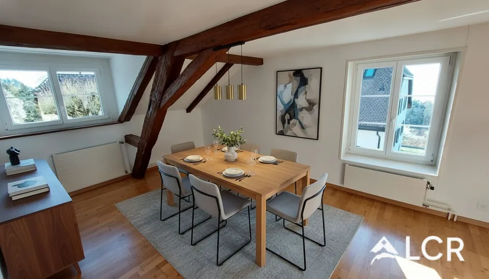 Schönes Apartment mit 4.5 Zimmern in Montézillon