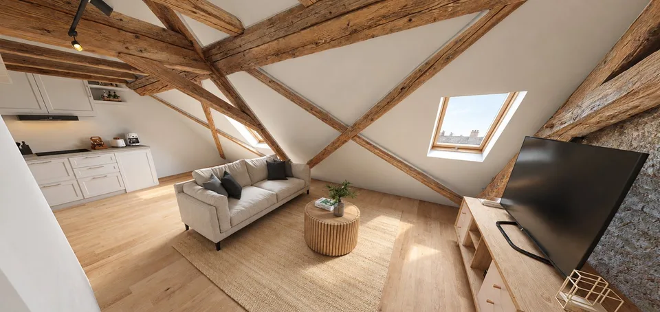 Wohnung (LOT 9) mit 4,5 Zimmern und Charme im 2. Stock – Foto 3 von 9