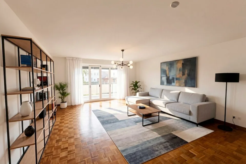 Superbe appartement traversant de 4,5 pièces -  Avec grand balcon à Farvagny-le-Grand