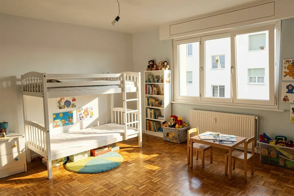 Beautiful cross apartment with 4.5 rooms - With large balcony in Farvagny-le-Grand