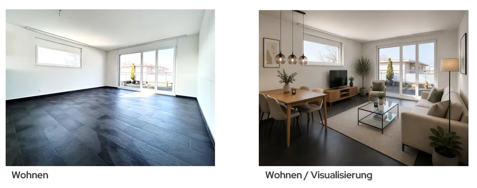 Sunny 4.5-room attic apartment with parking space