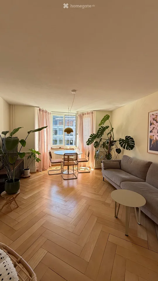 Befristete und möblierte 3.5-Zimmer-Wohnung in Wikpingen, nahe Limmat