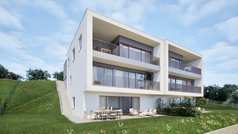 Villa mitoyenne contemporaine de 6,5 pièces.