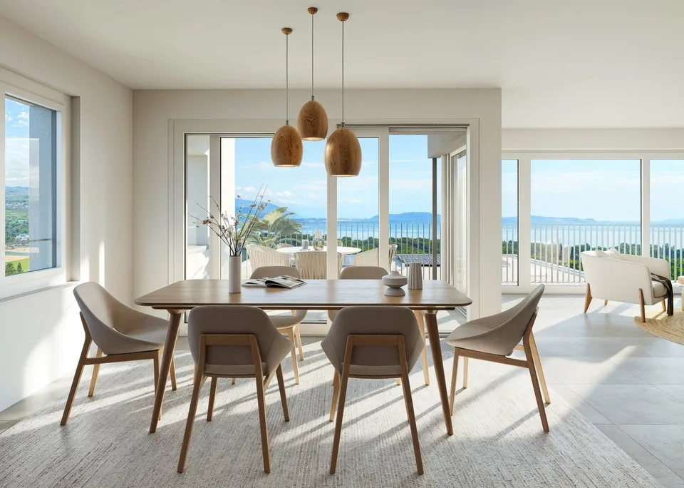 Villa mitoyenne contemporaine de 6,5 pièces.