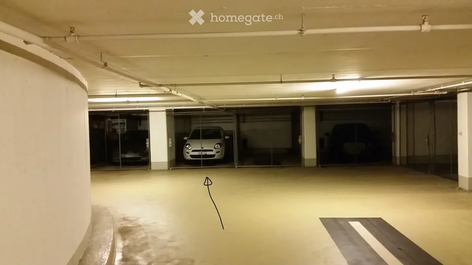 Lockable garage box in the underground parking of Crown Plaza Parking