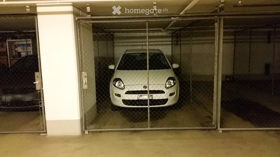 Lockable garage box in the underground parking of Crown Plaza Parking