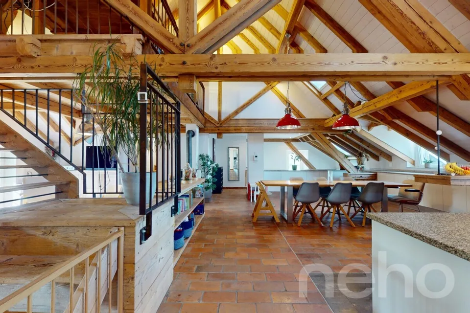 Magnifique Duplex sous les toits : l'espace et l'esprit d'une maison
