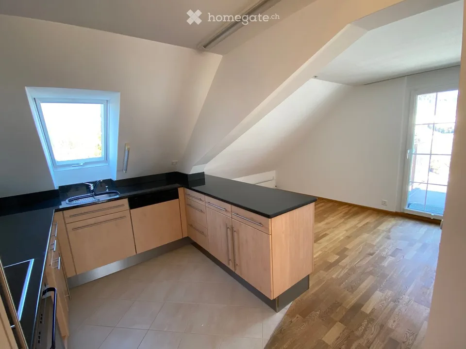 Ihr Ort der Kraft - 3-Zimmer-Dachwohnung mit mega Aussicht in die Berge