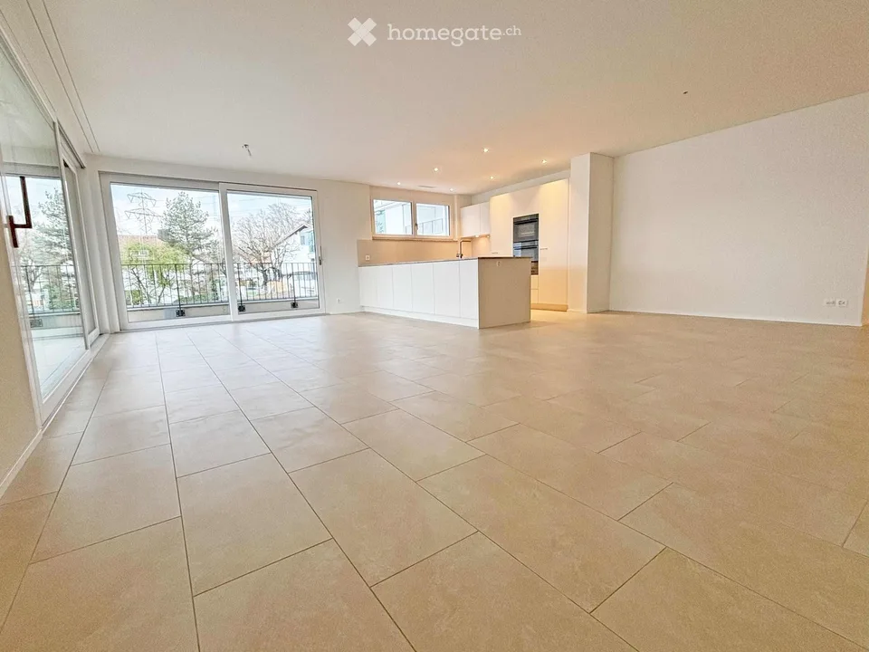 Moderne 4.5-Zimmer-Neubauwohnung mit grossem Eck-Balkon in Adlikon bei Regensdorf