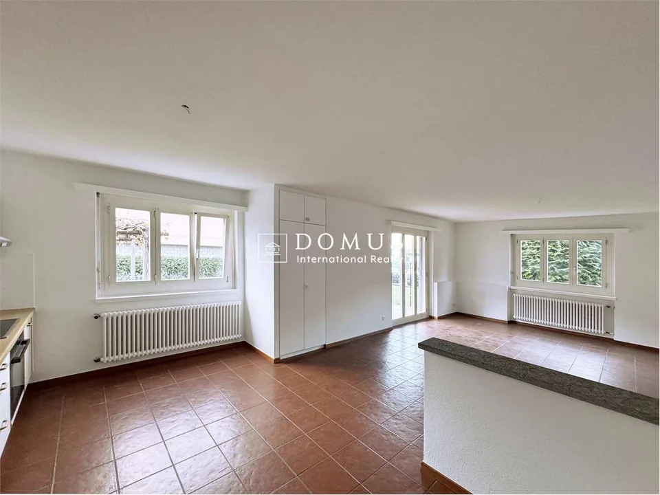 3.5 rooms with garden in small building