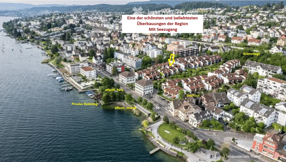 AUSSERGEWÖHNLICHES WOHNERLEBNIS IN EINMALIGER ÜBERBAUUNG MIT SEEZUGANG