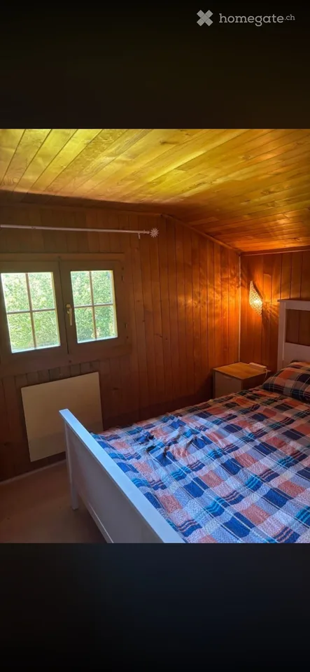 2 pieces à louer dans un châlet