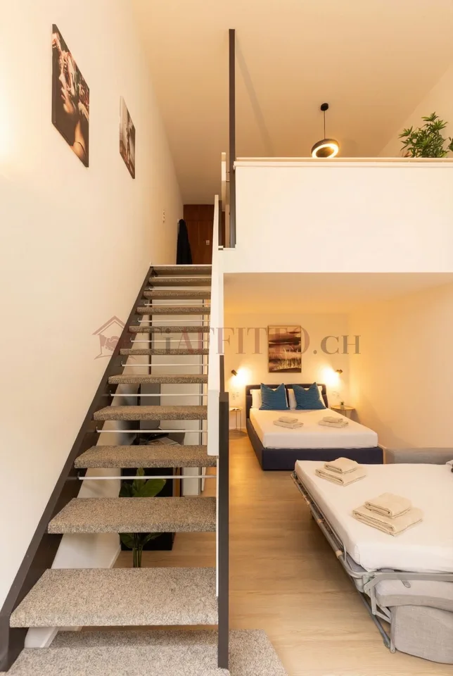 Prächtiges Duplex mit Garten im Herzen von Lugano