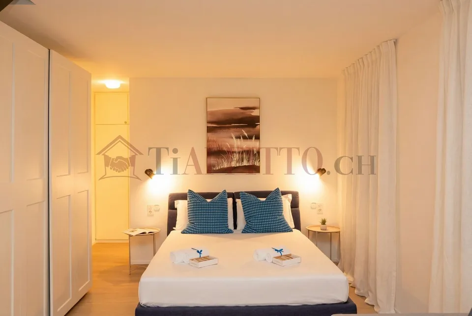 Prächtiges Duplex mit Garten im Herzen von Lugano
