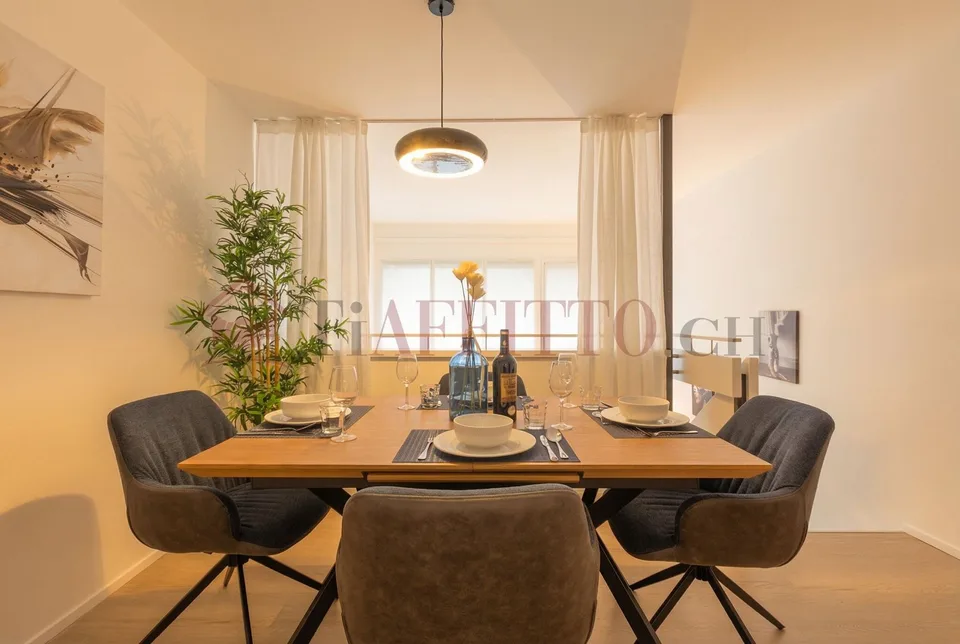 Prächtiges Duplex mit Garten im Herzen von Lugano