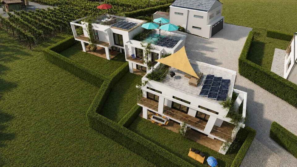 NEW - 102 m2 of Terraces and ROOF-TOP for this 4.5 room VILLA of 316 m2 usable