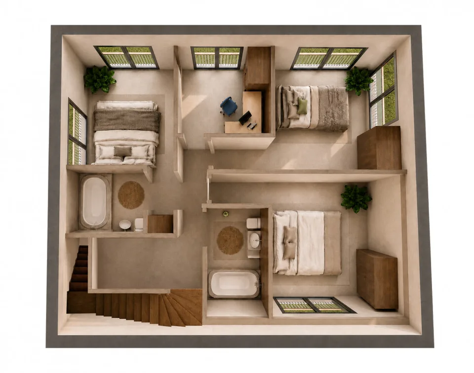 NEW - 95 m2 of Terraces and ROOF-TOP for this 5.5 pcs VILLA with 344 m2 usable space