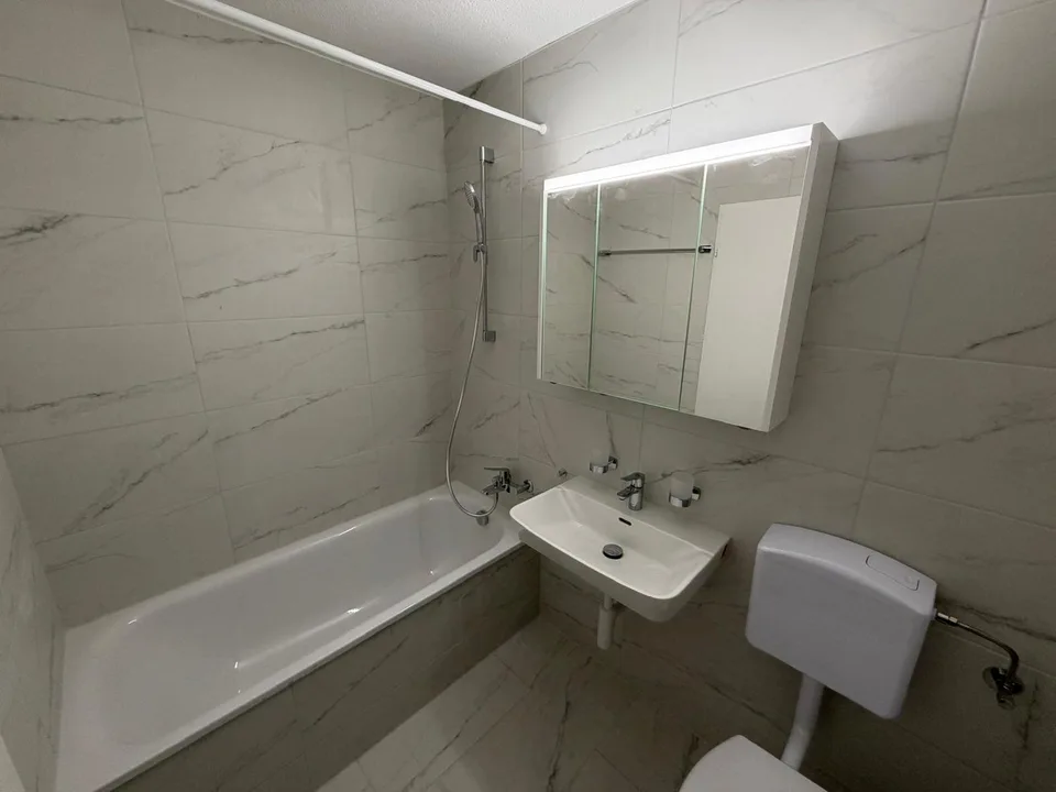 Appartement de 3 pièces rénové avec grand balcon ensoleillé