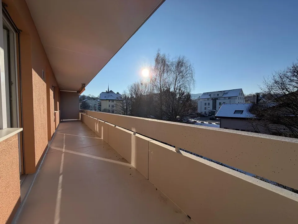 Appartement de 3 pièces rénové avec grand balcon ensoleillé