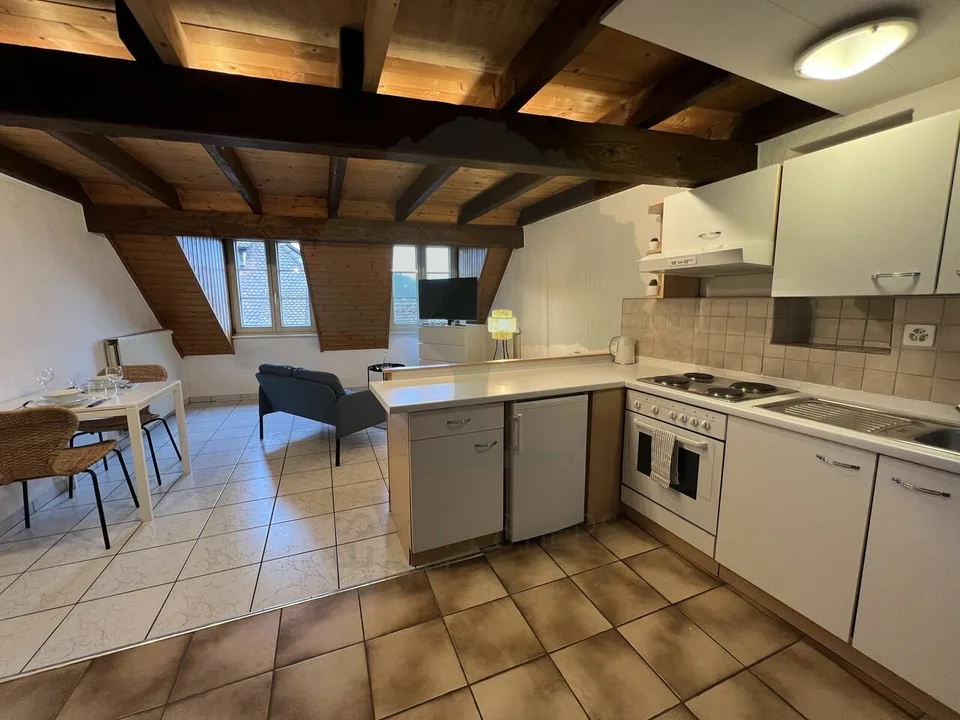 Charmantes Apartment mit Mezzanine in der Altstadt von Porrentruy