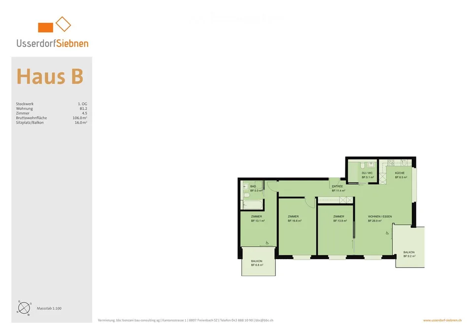 Appartement à Siebnen