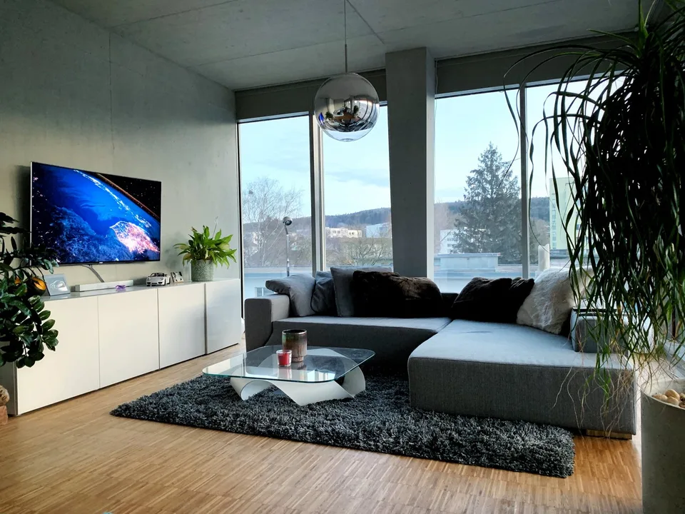 Moderne Loft-Wohnung mit Aussicht