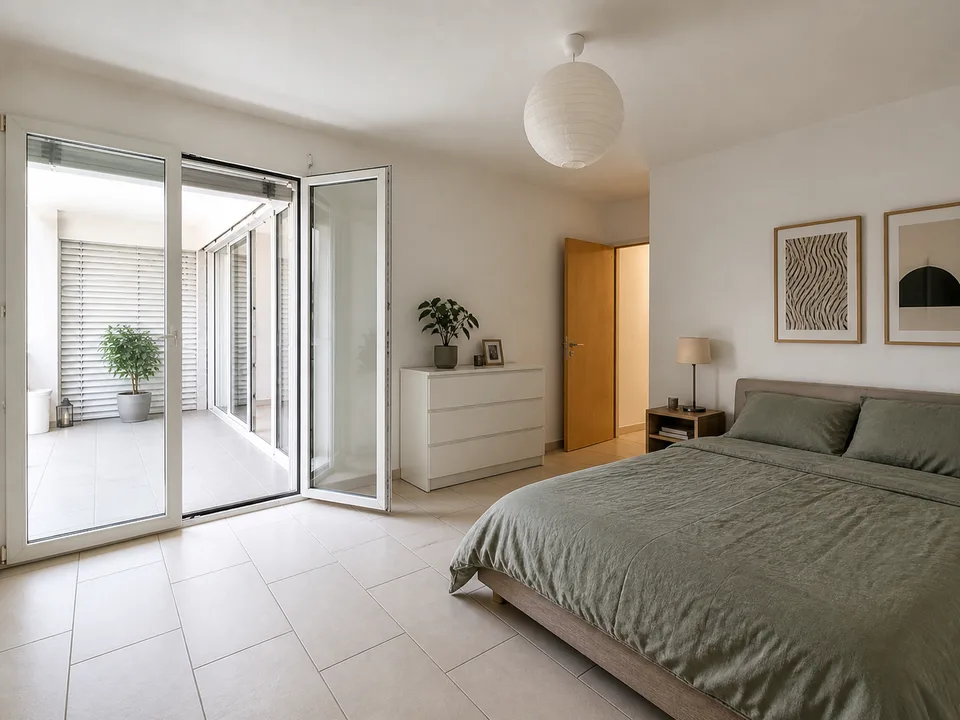 Elegant 4.5-room apartment with panoramic view and double terrace in Agno
