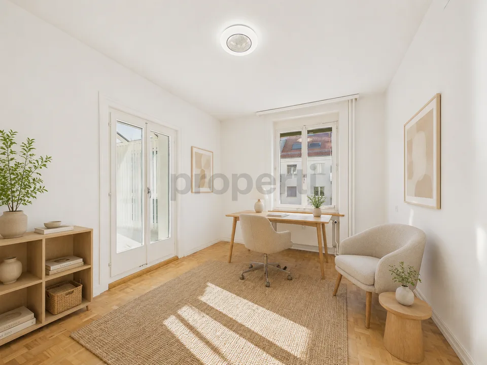 Appartement de 4,5 pièces situé au centre avec une terrasse de 200 m2 et un jardin d'hiver de 18 m2 à St. Gallen